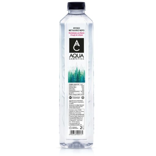 Φυσικό Μεταλικό Νερό AQUA CARPATICA GLASS 2.0Lt