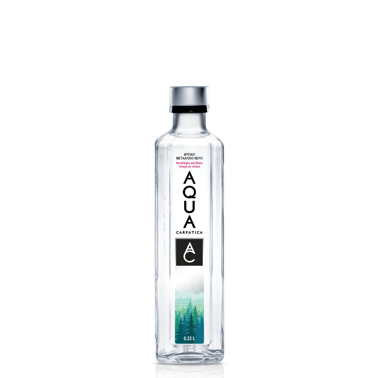 Φυσικό Μεταλικό Νερό AQUA CARPATICA GLASS 330ml