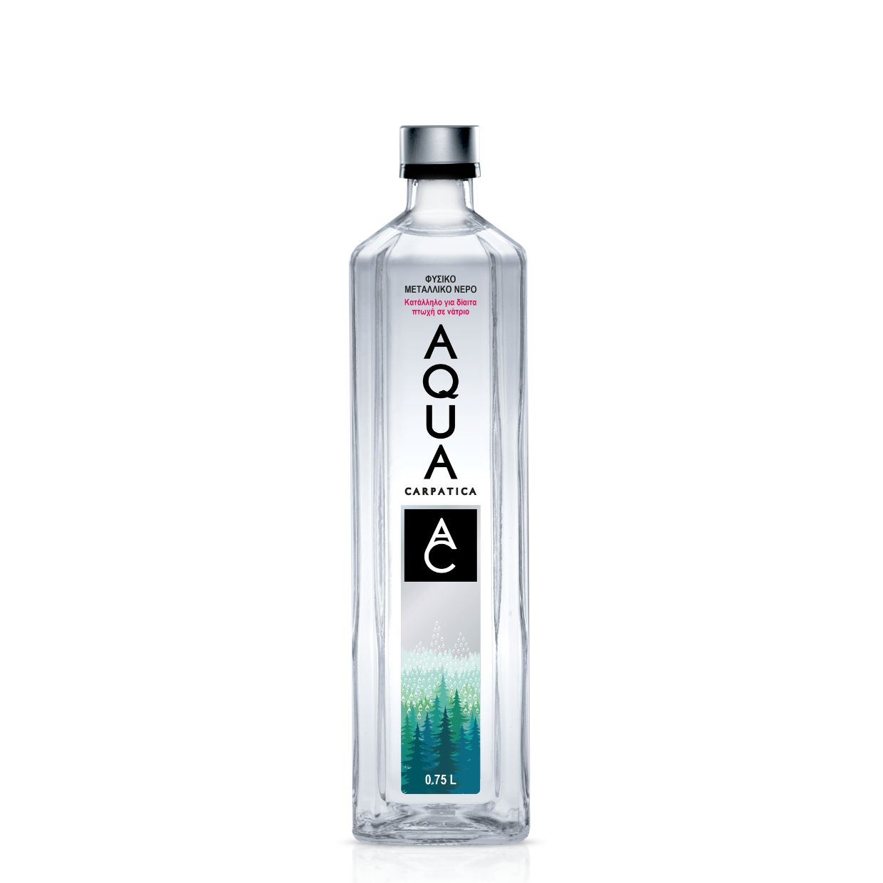 Φυσικό Μεταλικό Νερό AQUA CARPATICA GLASS 750ml