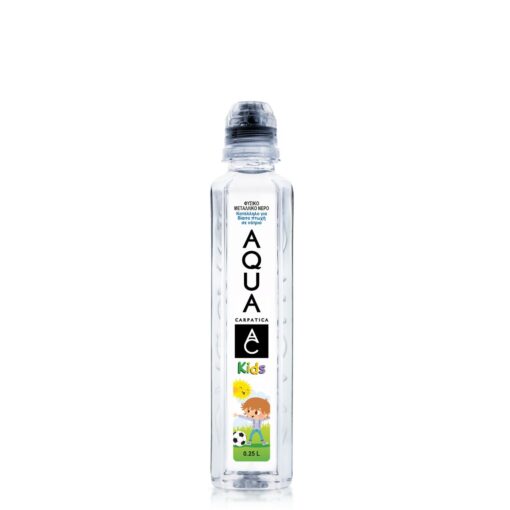 Alternative view of Φυσικό Μεταλικό Νερό AQUA CARPATICA PET Kids 6x250ml